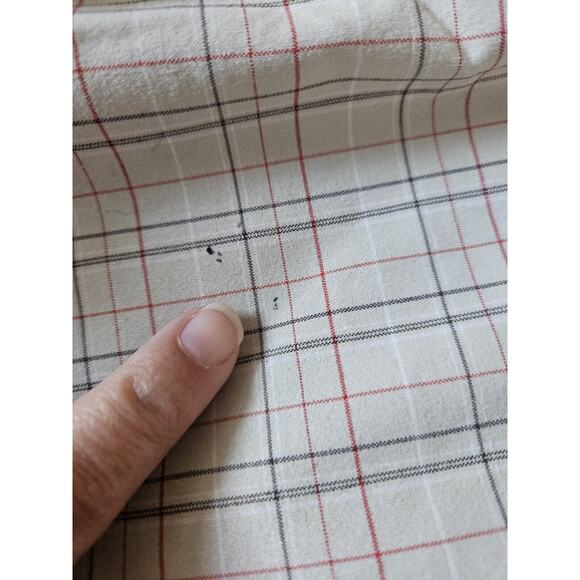 Lole Size 6 Tan Beige Plaid Print Bermuda Cuffed Roll Tab Active Hiking Shorts - Picture 8 of 9